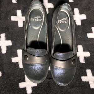 Dansko Olena Women's Loafers, Blue Metal